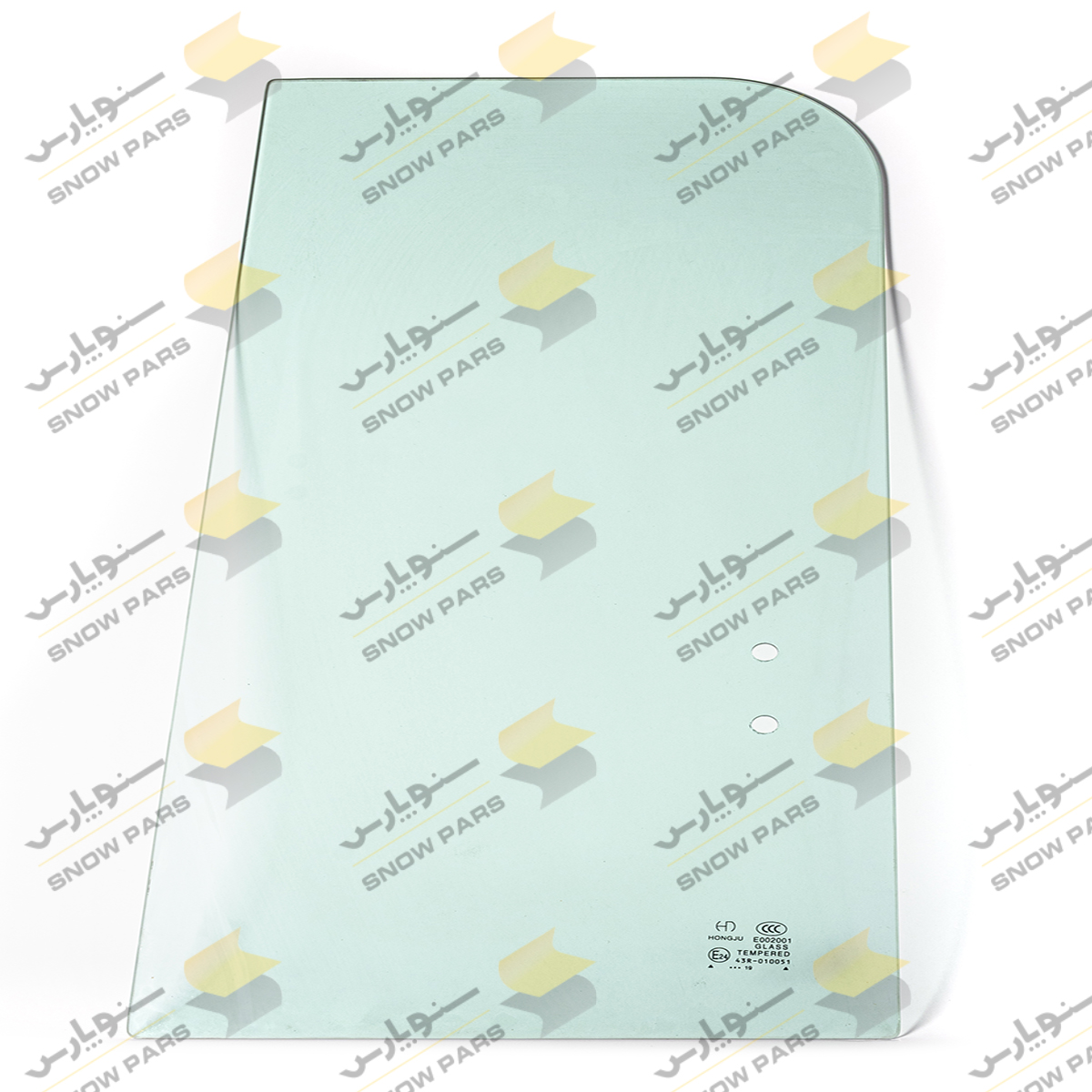 شیشه درب کابین قسمت بالا (عقبی) BACK GLASS, DOOR UPPER YZ-JSS65-041 60980004059 LONKING