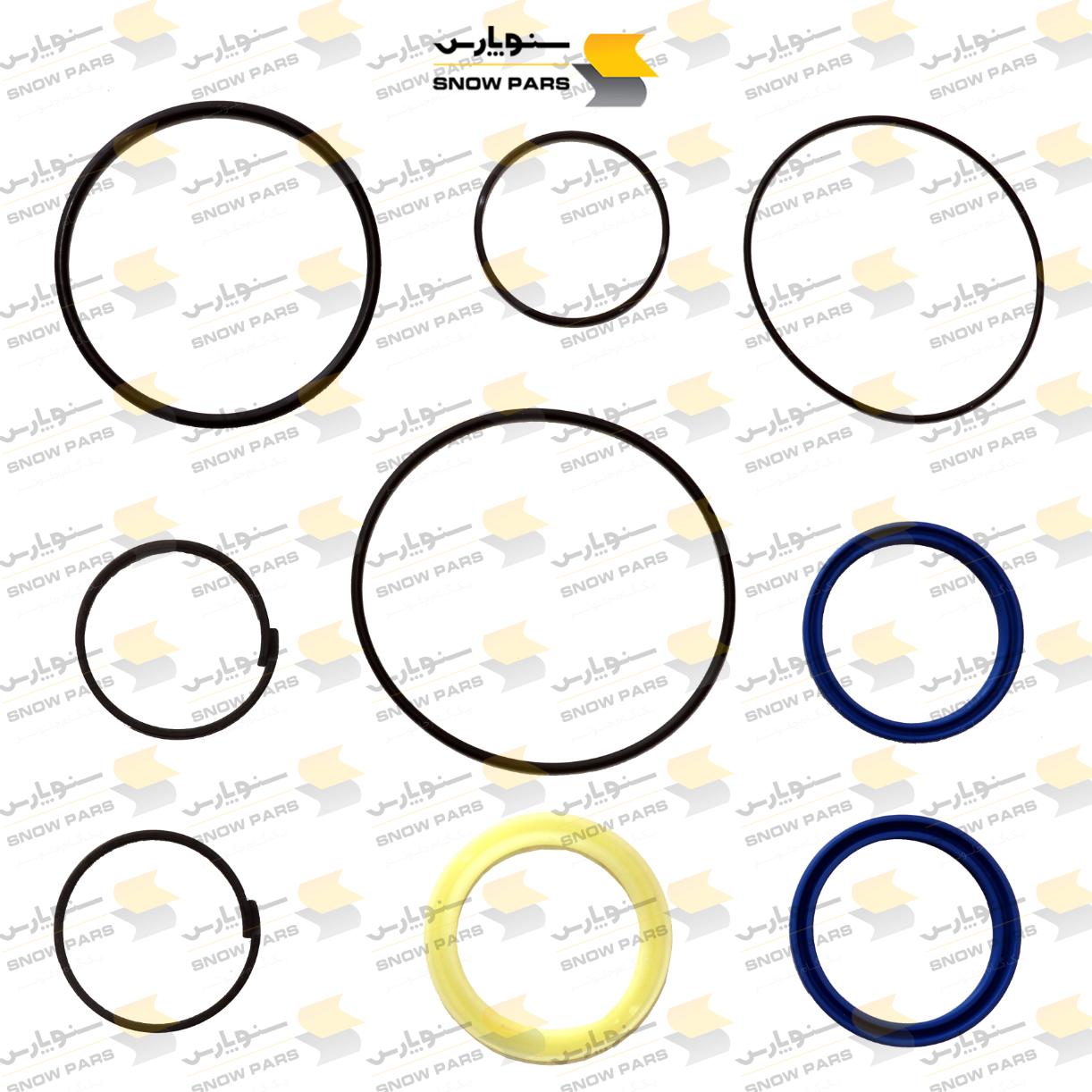 پکینگ گلویى جک باکت لودر هیدرومک (طرح) Seal kit End Cap