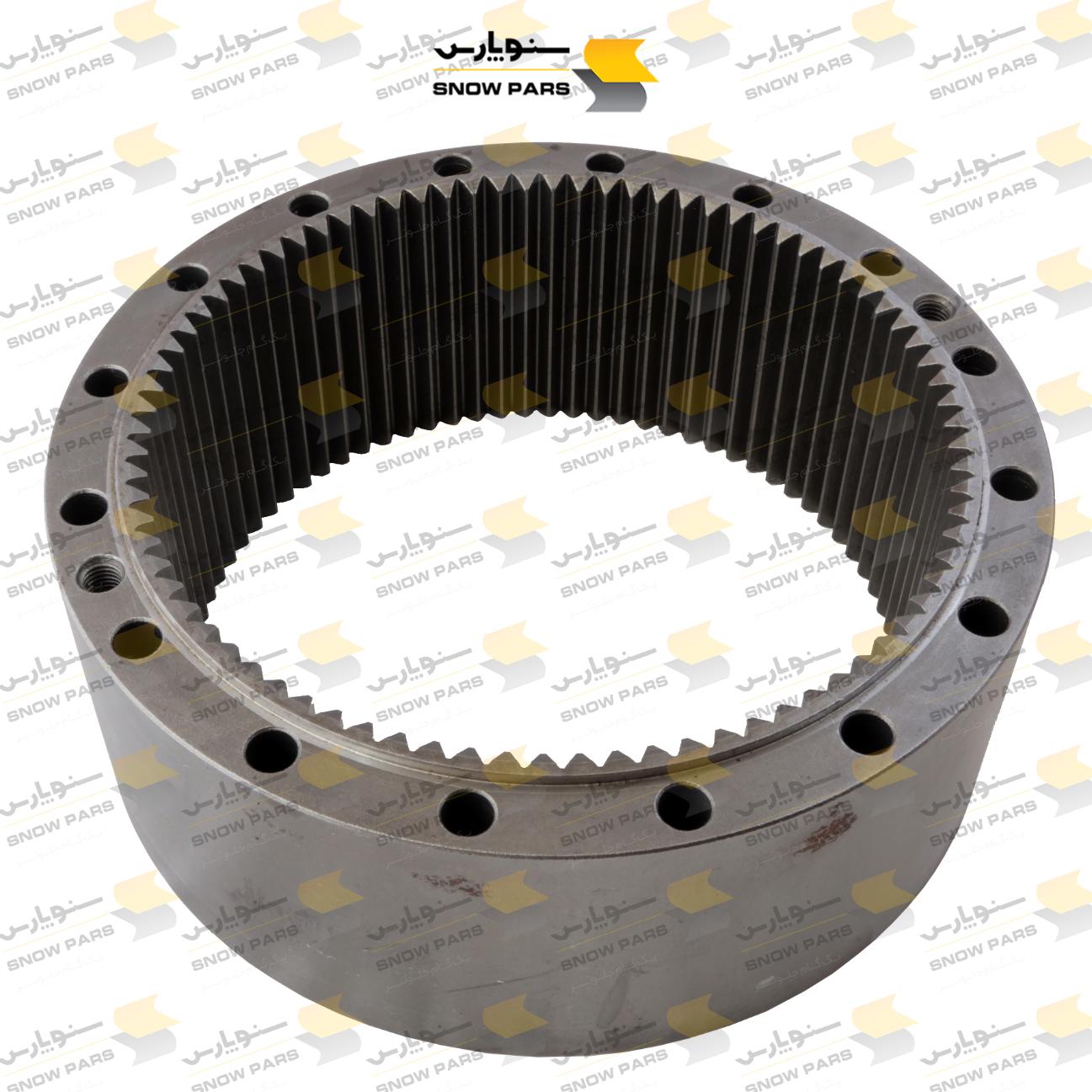 دنده محیطى گیربکس کوزه گردان بیل مکانیکى هیدرومک (طرح) RING GEAR