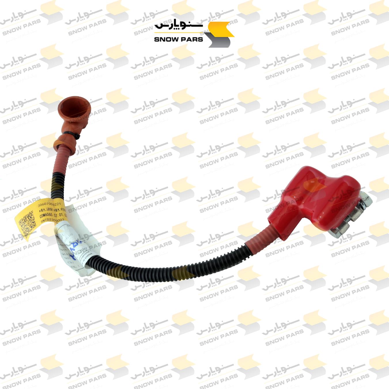 کابل مثبت باتری POWER SUPPLY CABLE 30607000221 CDM6065.07.01.02 LONKING