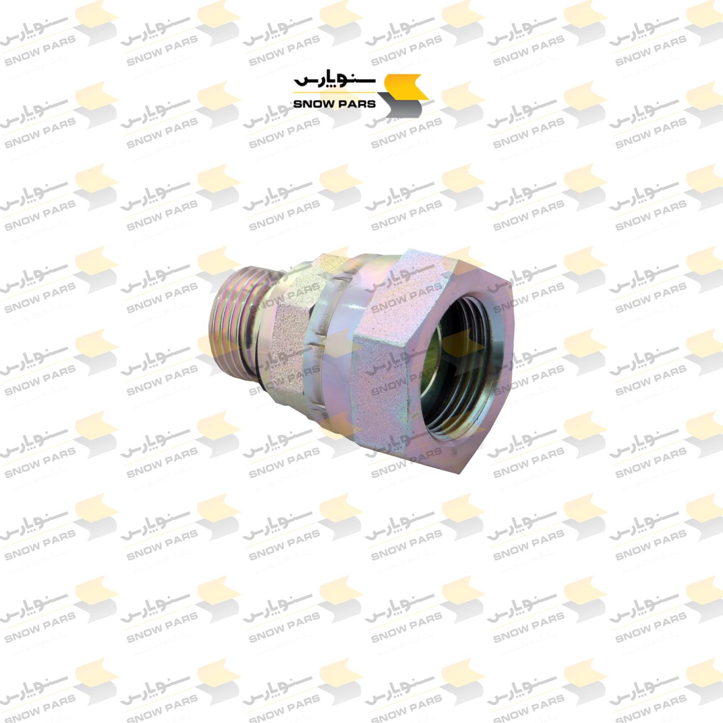 مغزی نرگی مادگی 3/4 به 1/2 (واشردار) SRAIGHT CONNECTOR 60911010028 2GB-08WD-12 LONKING
