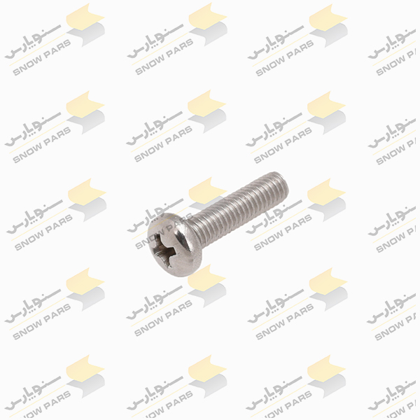 پیچ سرعدسی M4x16 آبکاری شده 51158140710 SCREW M4×16LONKING