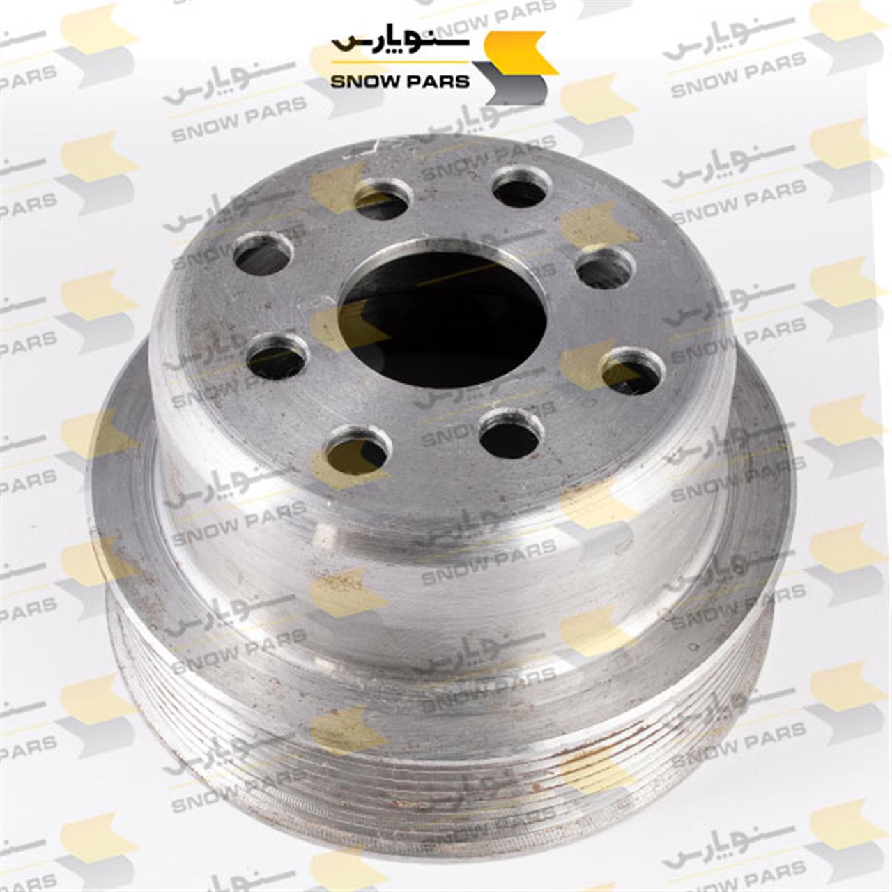 پولى واتر پمپ موتور بکهولودر هیدرومک جاندیر (AFTER MARKET) WATER PUMP PULLEY 4045HF280 D:14 JD